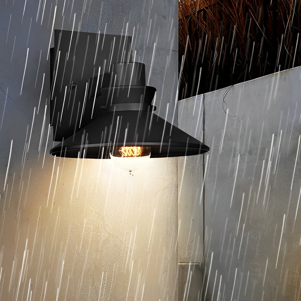 Minimalist Waterproof Black European-style Wall Lamp Exterior Lights - Lumpaz