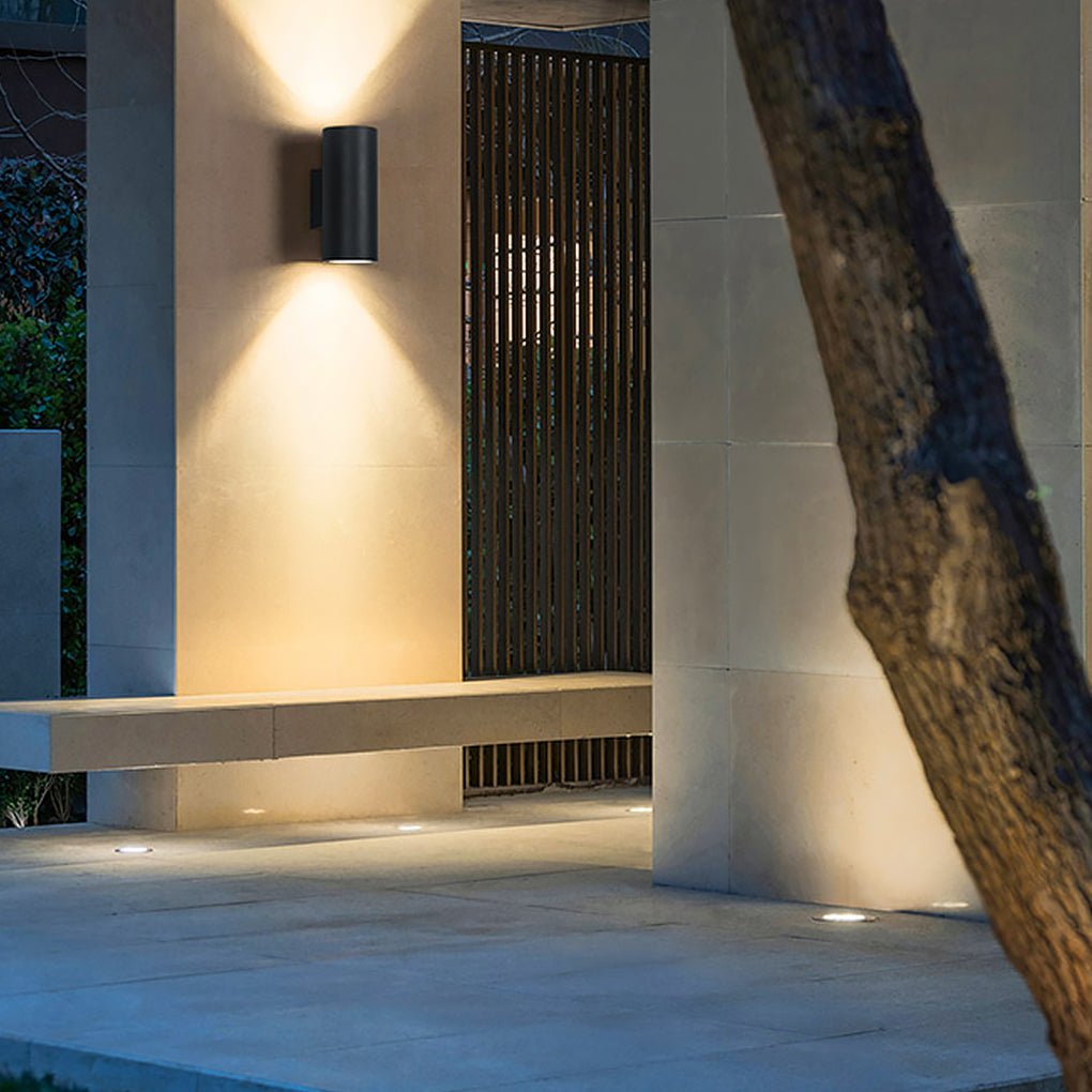 Round up and down Lighting LED Waterproof Modern Outdoor Wall Lights - Lumpaz