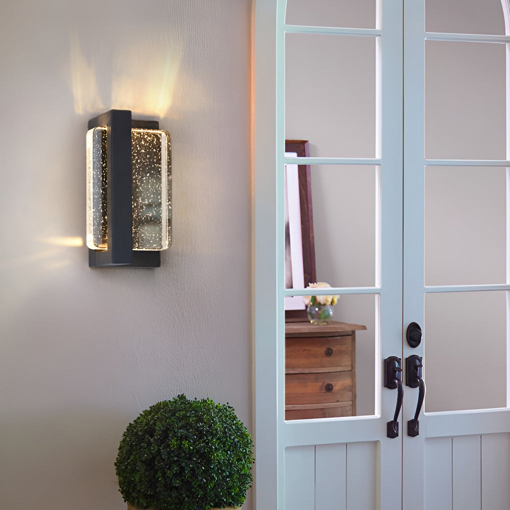 Creative Crystal Waterproof Modern Outdoor Wall Lamp Wall Sconce Lighting - Lumpaz