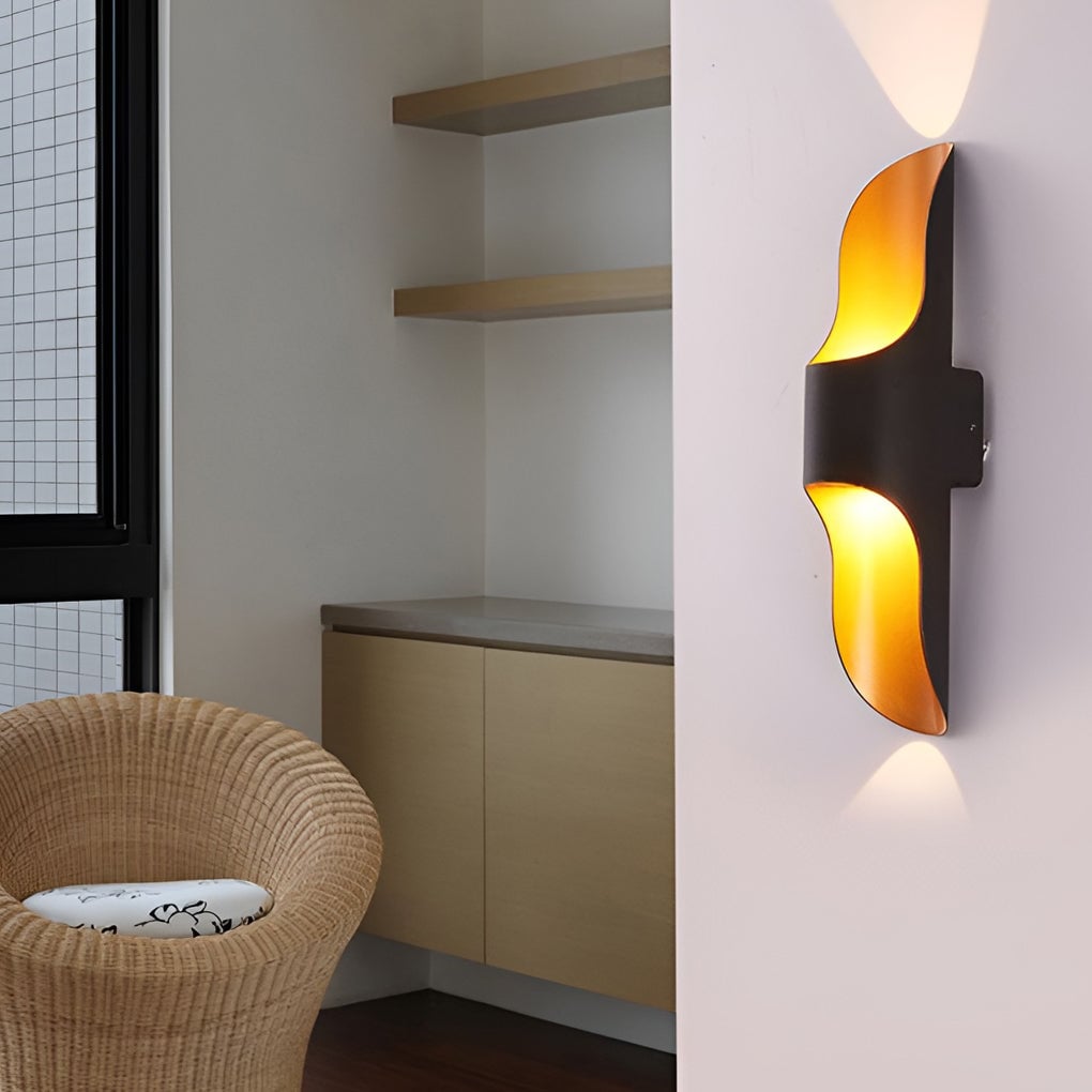 Waterproof Up and Down Lights LED Modern Outdoor Wall Sconces Lighting - Lumpaz