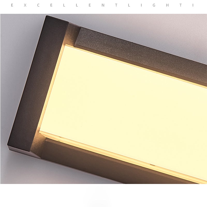 Creative Geometric Waterproof Black Modern Outdoor Wall Lights Wall Lamp - Lumpaz