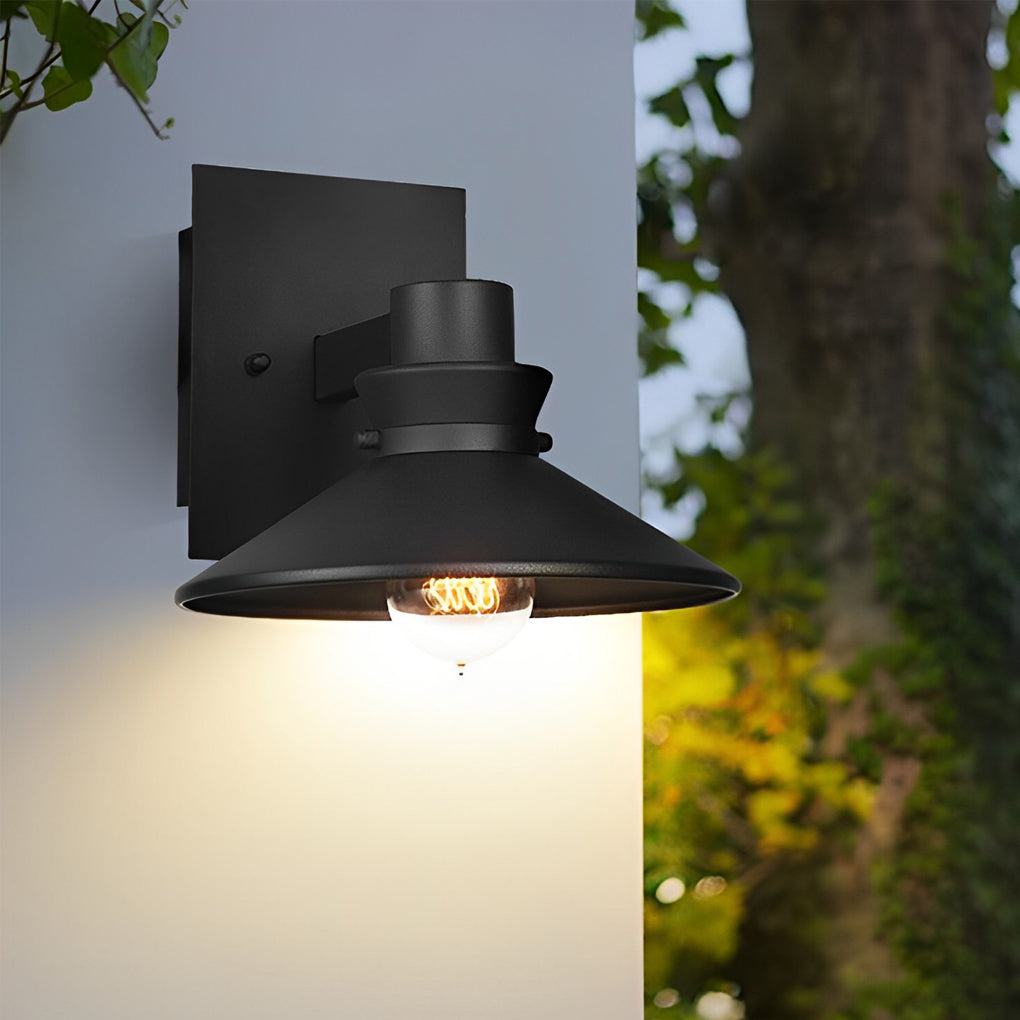 Minimalist Waterproof Black European-style Wall Lamp Exterior Lights - Lumpaz