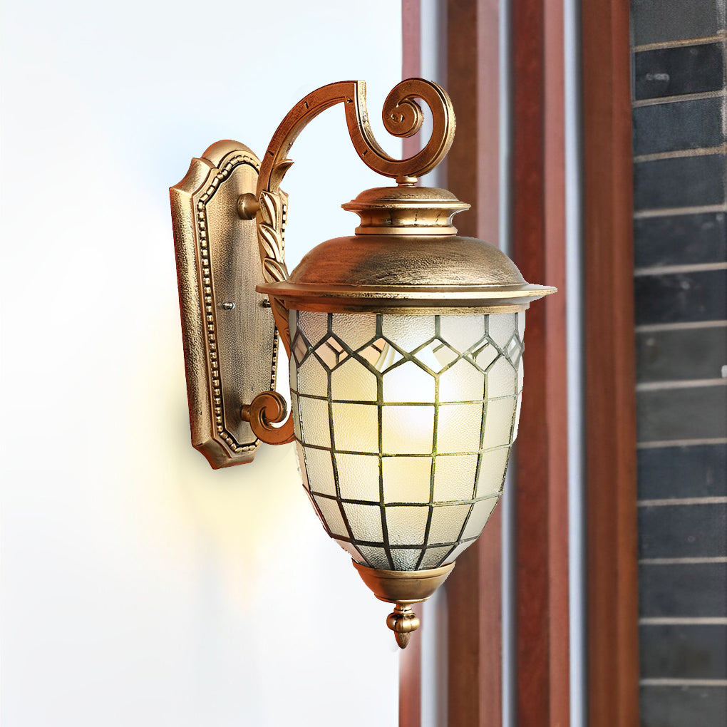 Waterproof Minimalist Elegant Vintage European Style Outdoor Wall Lights - Lumpaz