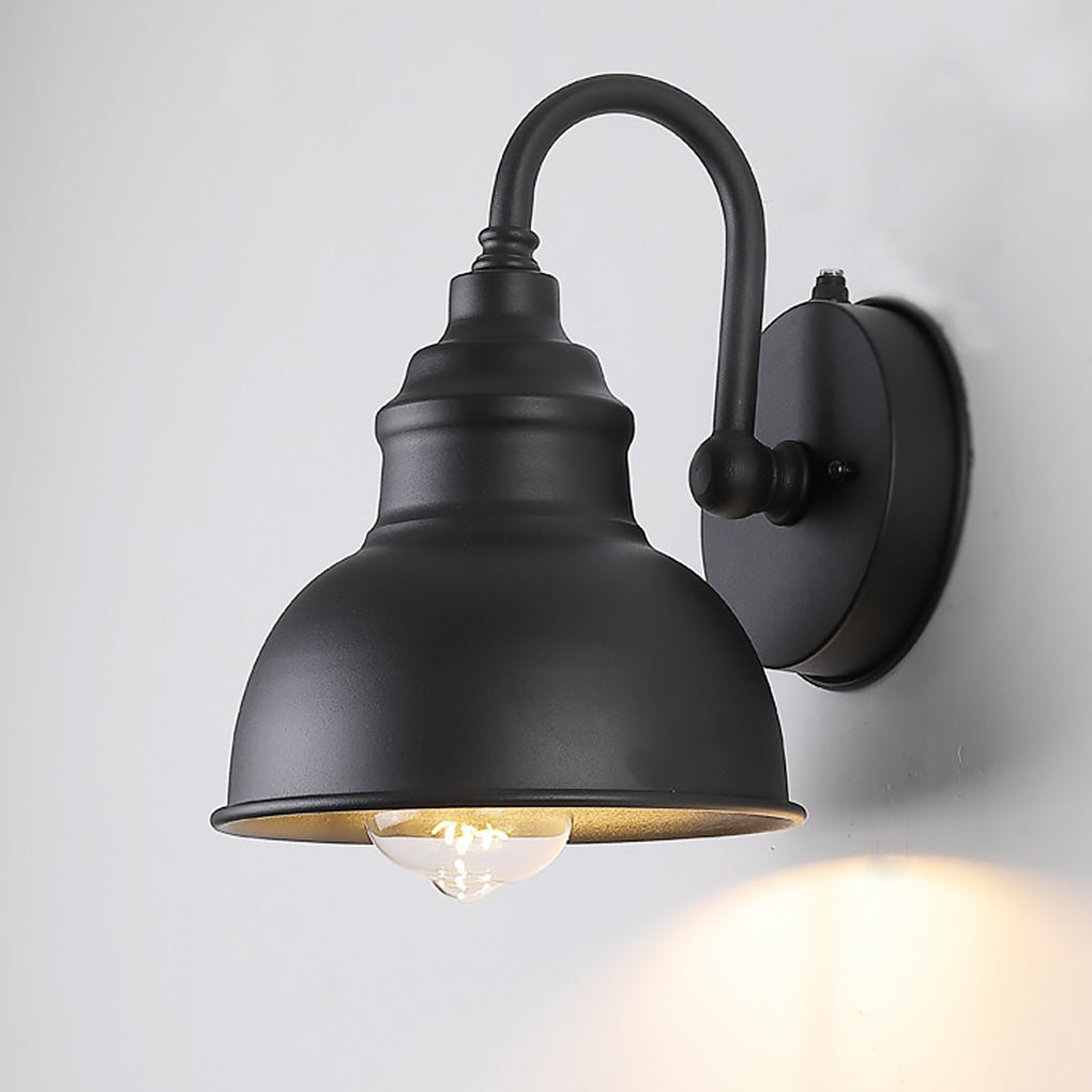 Retro Outdoor Waterproof Balcony Exterior Wall Light Gate Light with Light Sense - Lumpaz