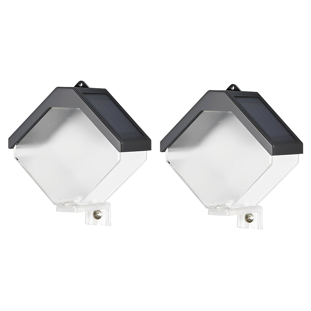 2Pcs Waterproof LED Multi Color Light Modern Solar Wall Washer Light - Lumpaz