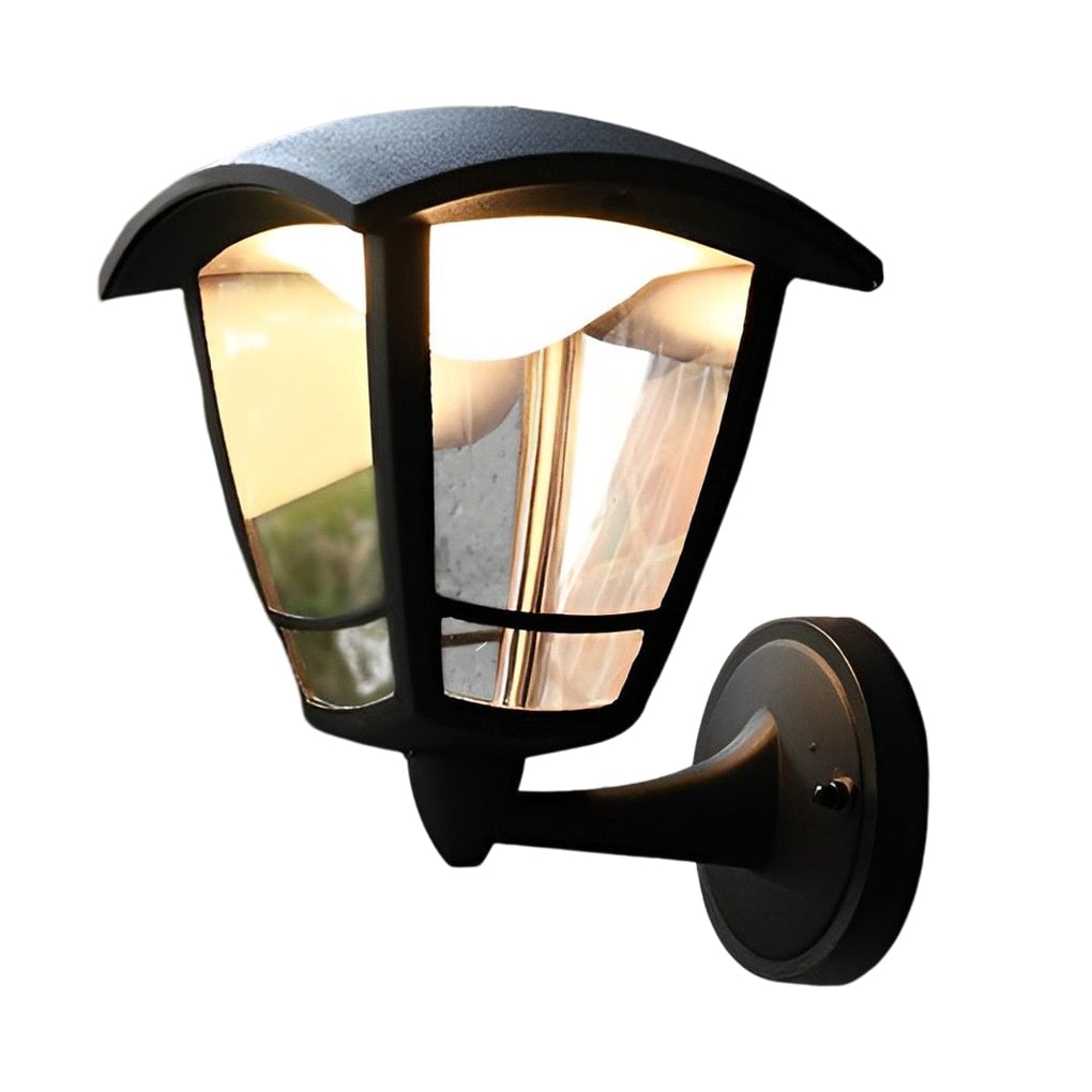Retro Waterproof Black Vintage Outdoor Wall Lamp Plug in Wall Sconce Lighting - Lumpaz