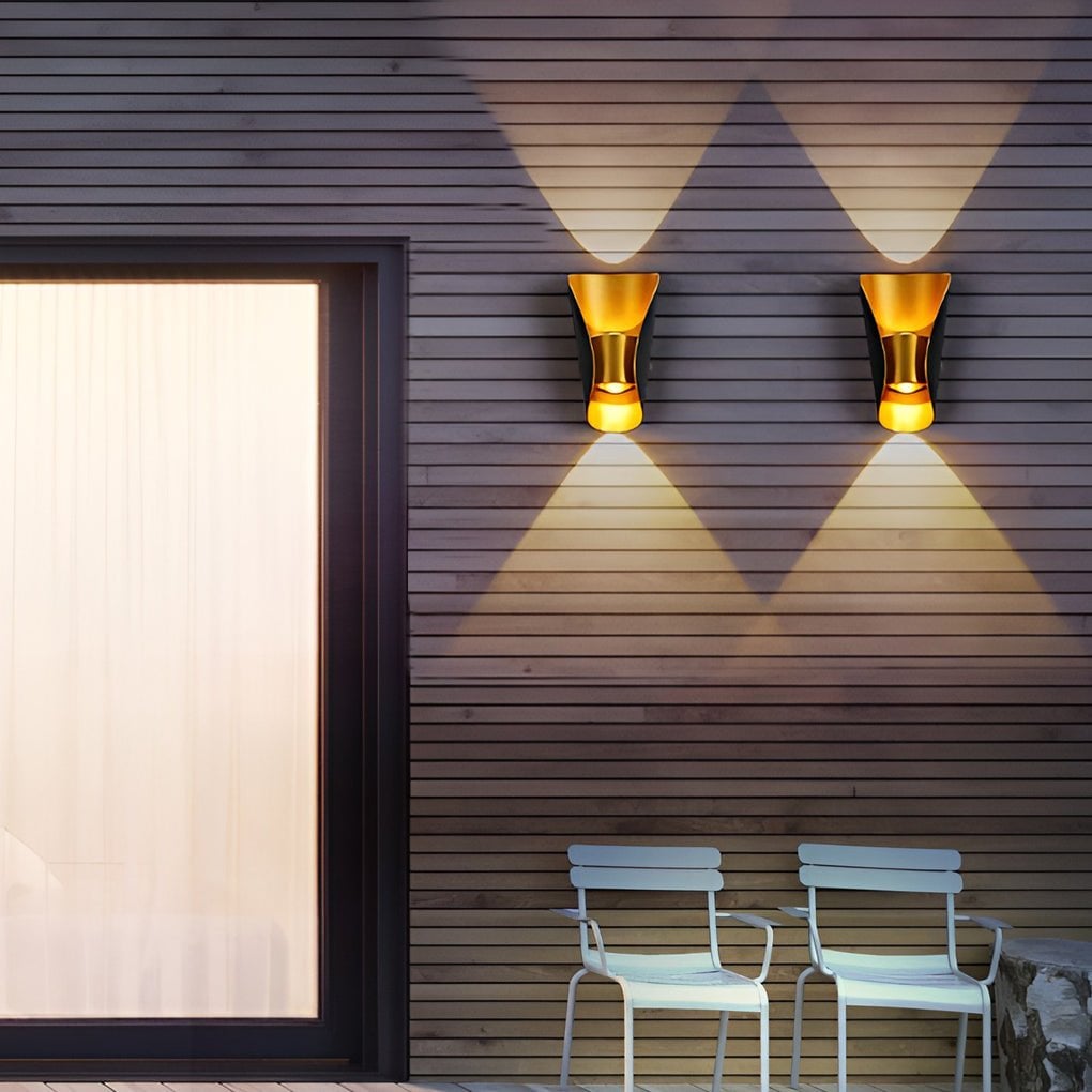 Unique Creative Up and Down Lights Outdoor Wall Lights Waterproof Wall Sconces Wall Lamp - Lumpaz