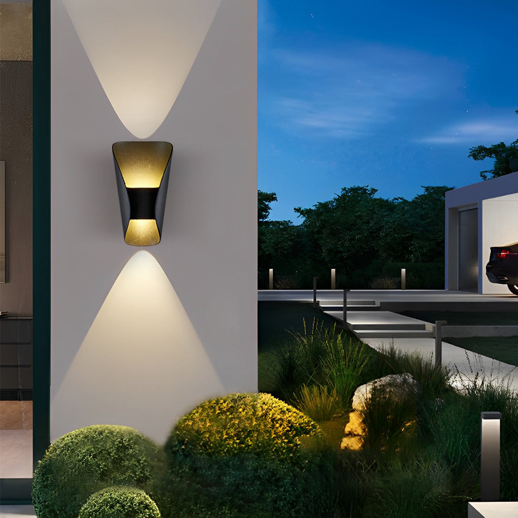 Unique Creative Up and Down Lights Outdoor Wall Lights Waterproof Wall Sconces Wall Lamp - Lumpaz