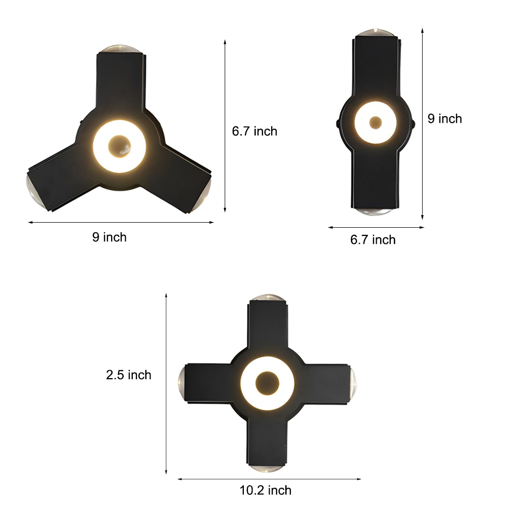Up and Down Light Creative LED Waterproof Outdoor Wall Washer Lights - Lumpaz