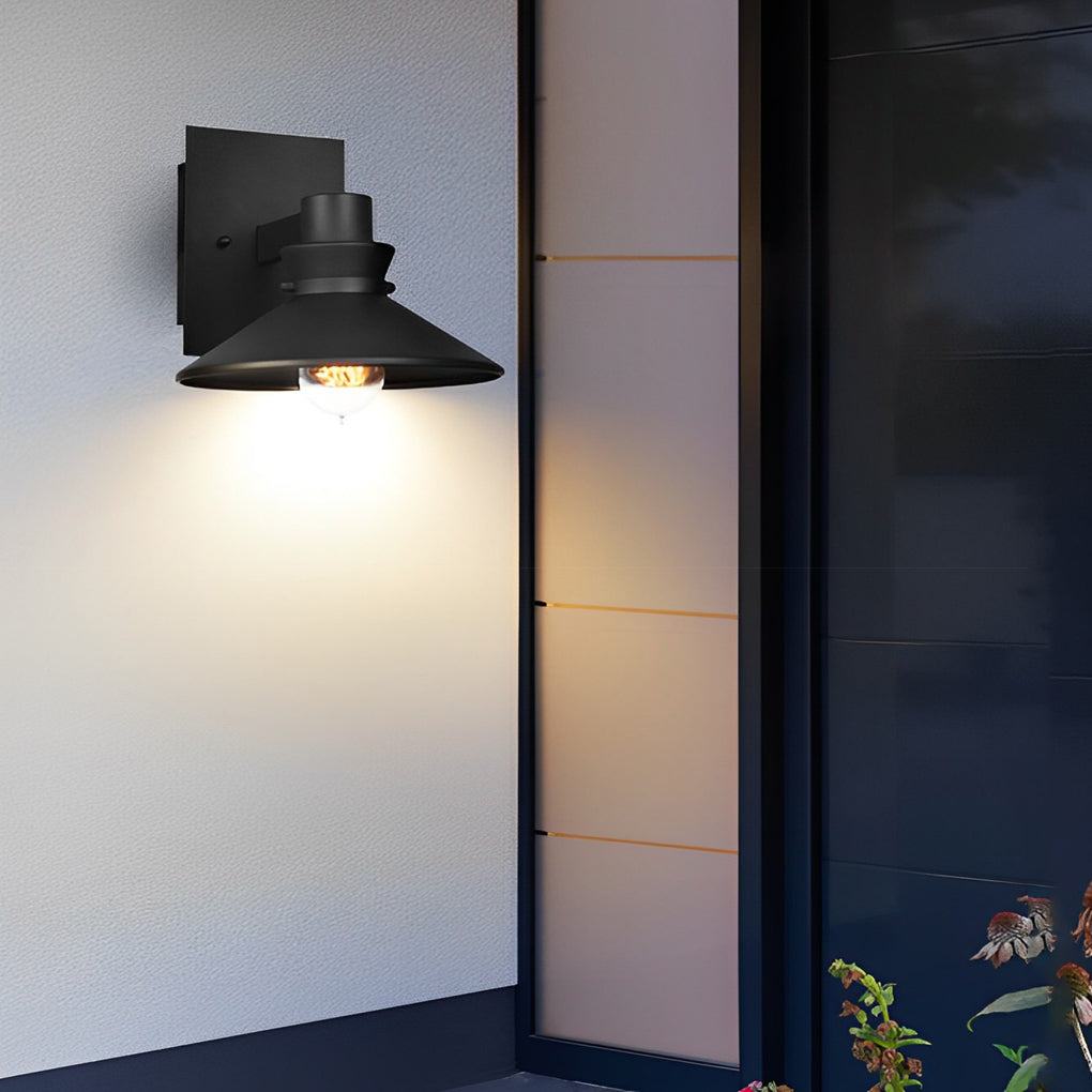 Minimalist Waterproof Black European-style Wall Lamp Exterior Lights - Lumpaz