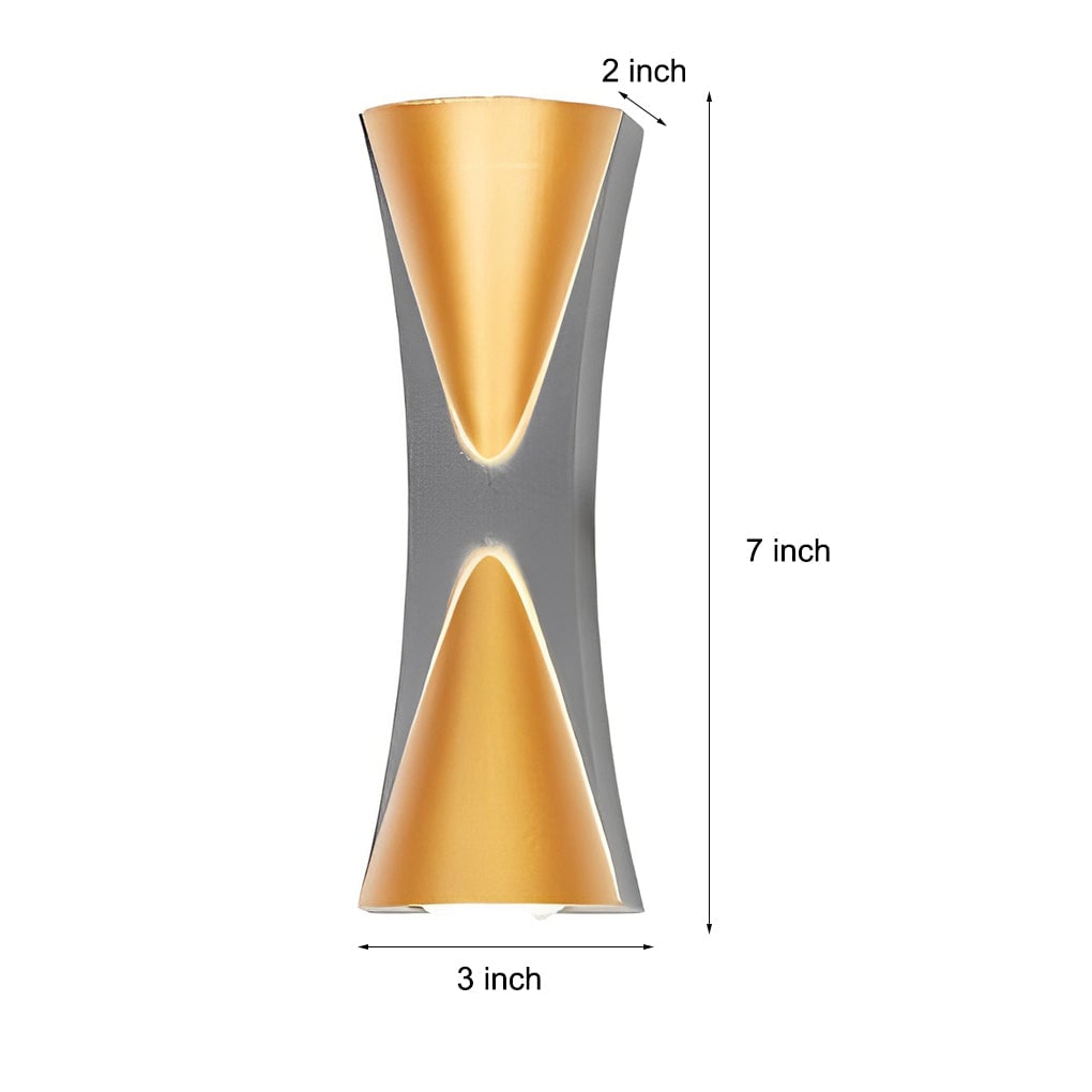 Creative Up and Down Lights LED Waterproof Modern Outdoor Wall Lamp - Lumpaz