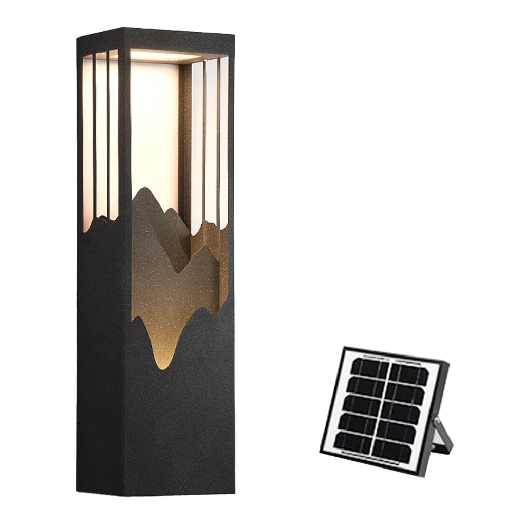 Mountain Scenery LED up Down Lighting Waterproof Solar Wall Lamp Porch Lights - Lumpaz