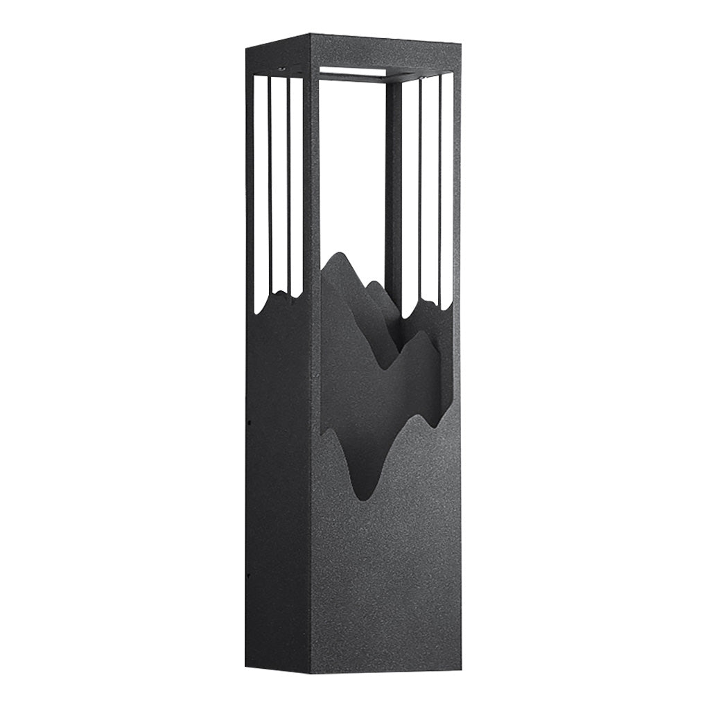 Mountain Scenery LED up Down Lighting Waterproof Solar Wall Lamp Porch Lights - Lumpaz