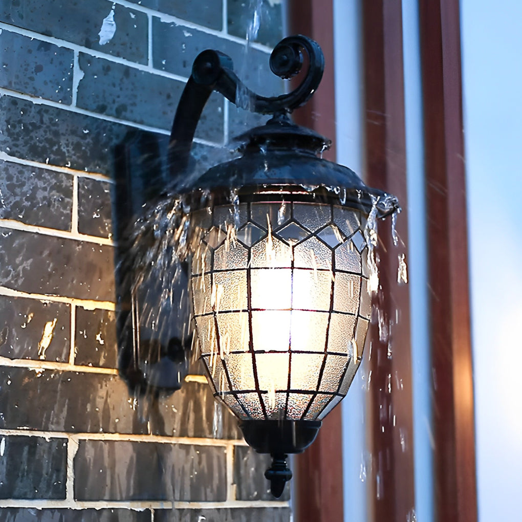 Waterproof Minimalist Elegant Vintage European Style Outdoor Wall Lights - Lumpaz