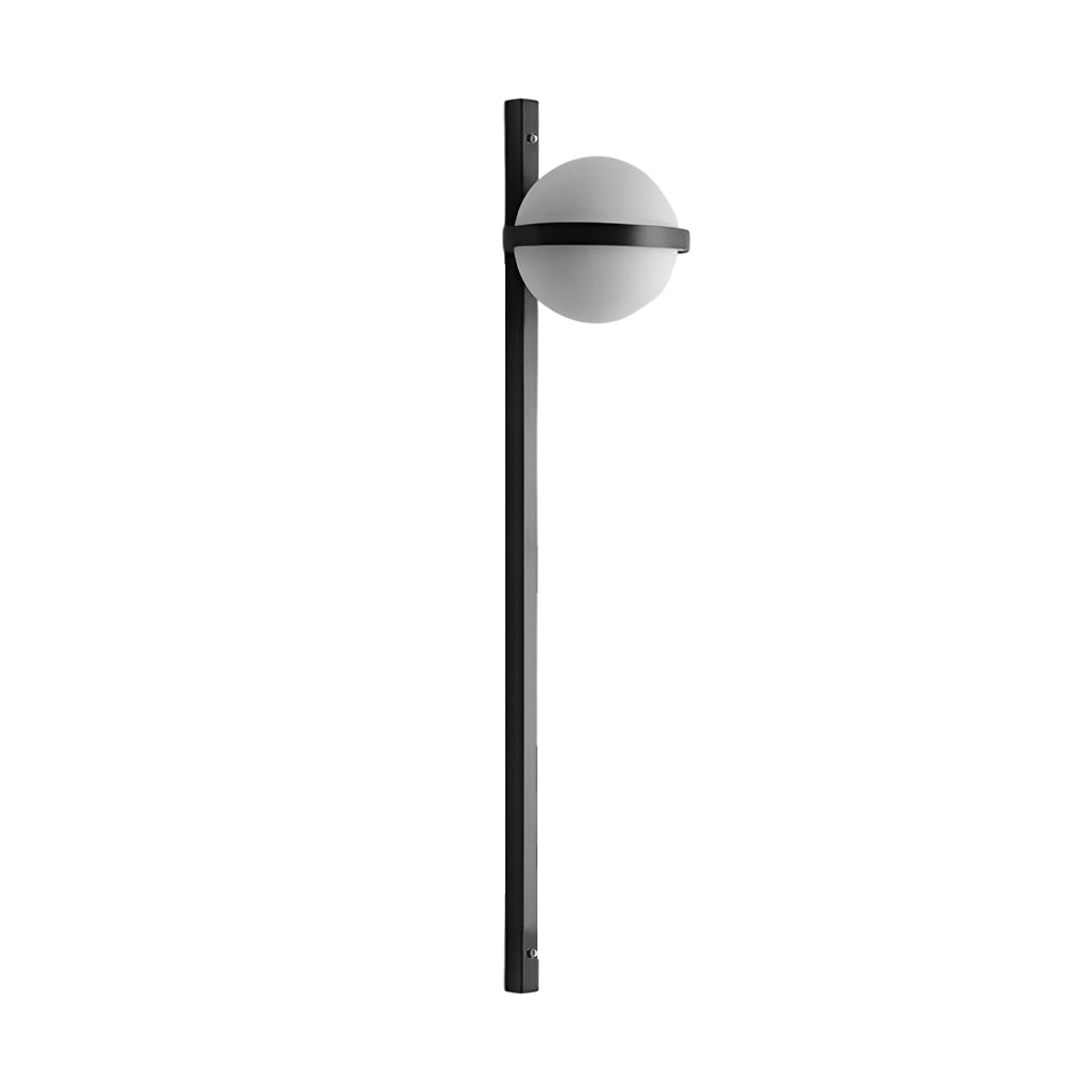 Creative Flowerpot Ball Waterproof LED Black Modern Outdoor Wall Light - Lumpaz