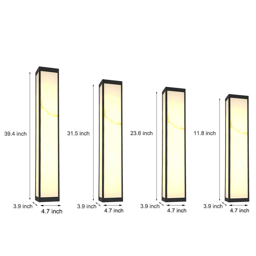 Rectangle Outdoor Wall Lights LED Wall Lamp Wall Sconce Lighting Wall Mounted Lights - Lumpaz