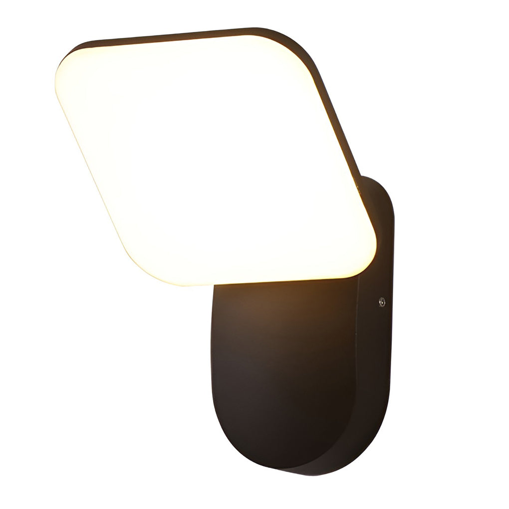 Square LED 12w Waterproof Modern Outdoor Wall Lamp Wall Sconces Lighting - Lumpaz
