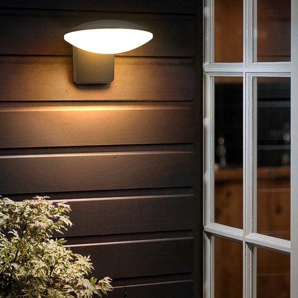 Waterproof Modern Simple Outdoor Solar LED Wall Light for Terrace Balcony - Lumpaz