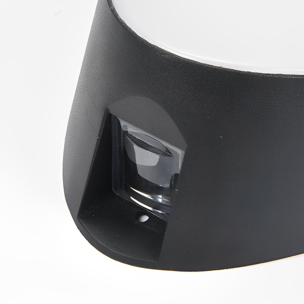 Creative LED Waterproof Aluminum Black Modern Outdoor Wall Sconce Lighting - Lumpaz