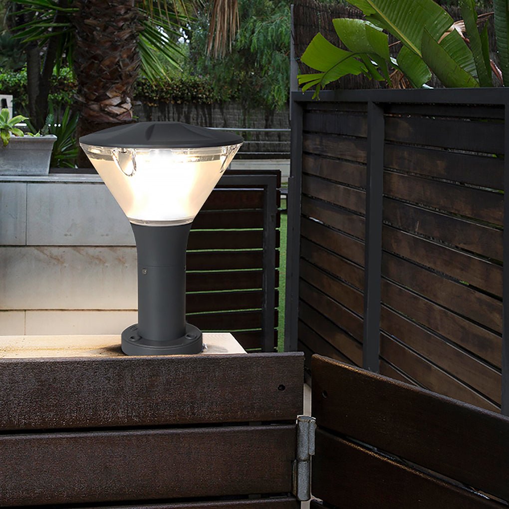 Round LED Waterproof Nordic Sconces Wall Lamp Outdoor Lights Path Lights - Lumpaz