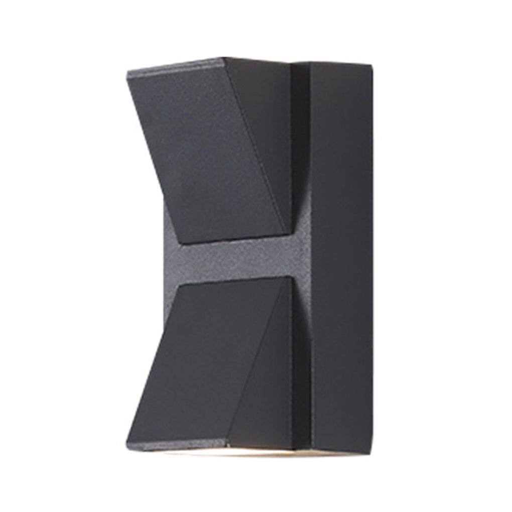 Waterproof LED Up And Down Lighting Black Modern Outdoor Wall Lights - Lumpaz