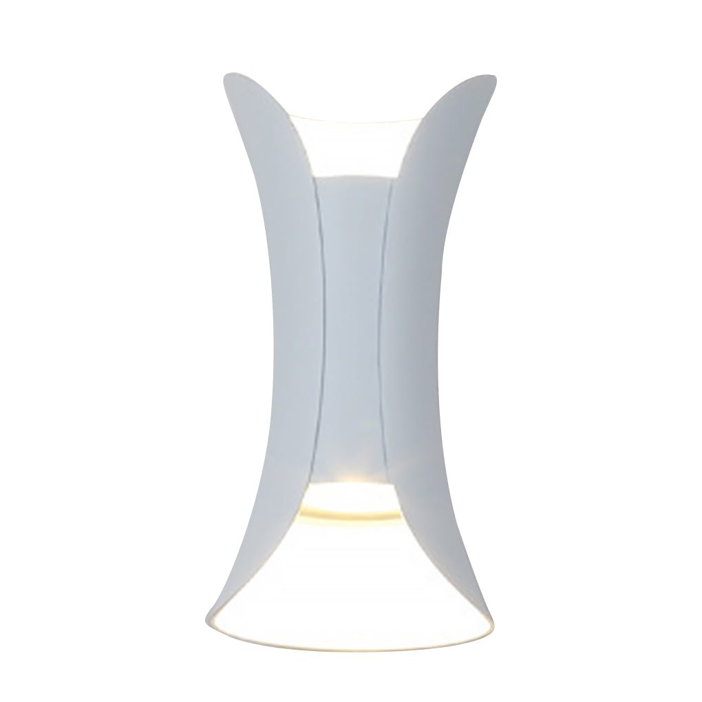 Curved LED Up and Down Lighting Waterproof Modern Outdoor Wall Lights - Lumpaz