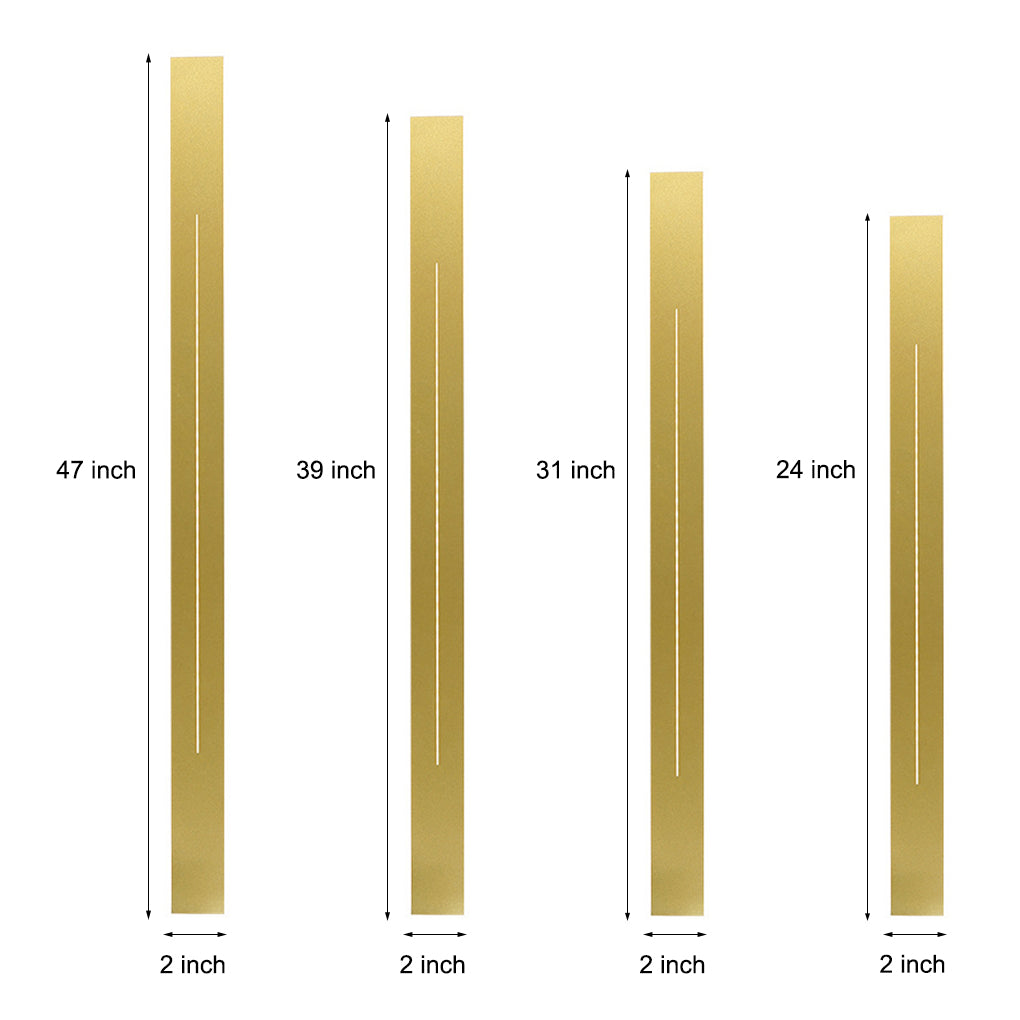 Long Strip Three Step Dimming LED Modern Wall Lights Sconces Lighting - Lumpaz