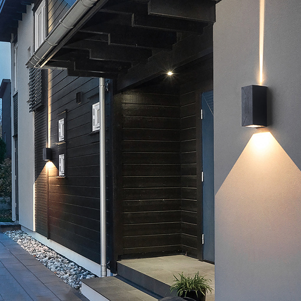 Waterproof Outdoor Up and Down Lights LED Wall Lamp for Villa Balcony Garden - Lumpaz