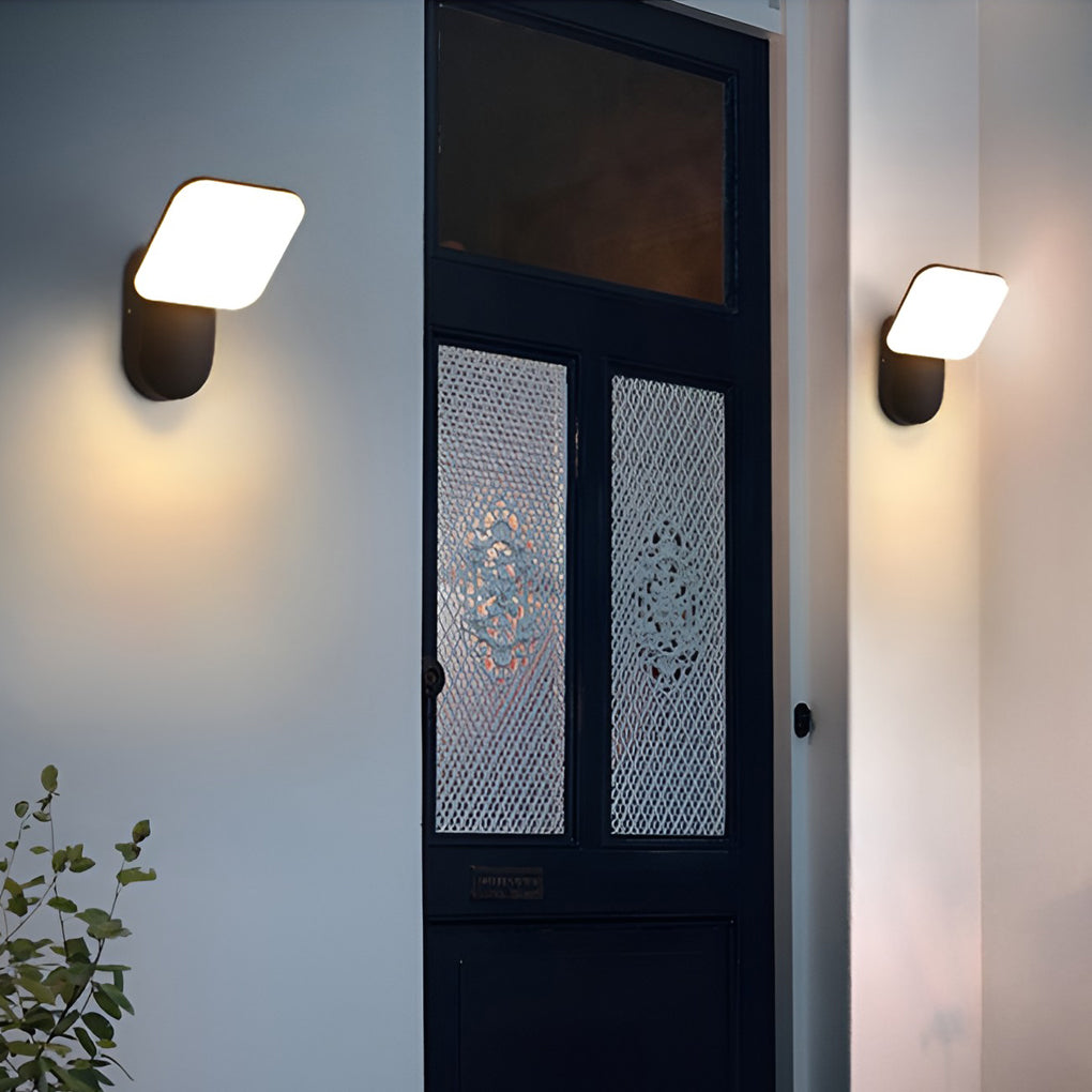 Square LED 12w Waterproof Modern Outdoor Wall Lamp Wall Sconces Lighting - Lumpaz