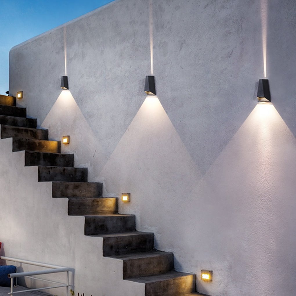 Up and Dwon Lighting LED Waterproof Black Creative Modern Porch Lights - Lumpaz