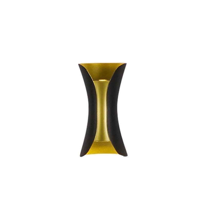 Curved LED Up and Down Lighting Waterproof Modern Outdoor Wall Lights - Lumpaz