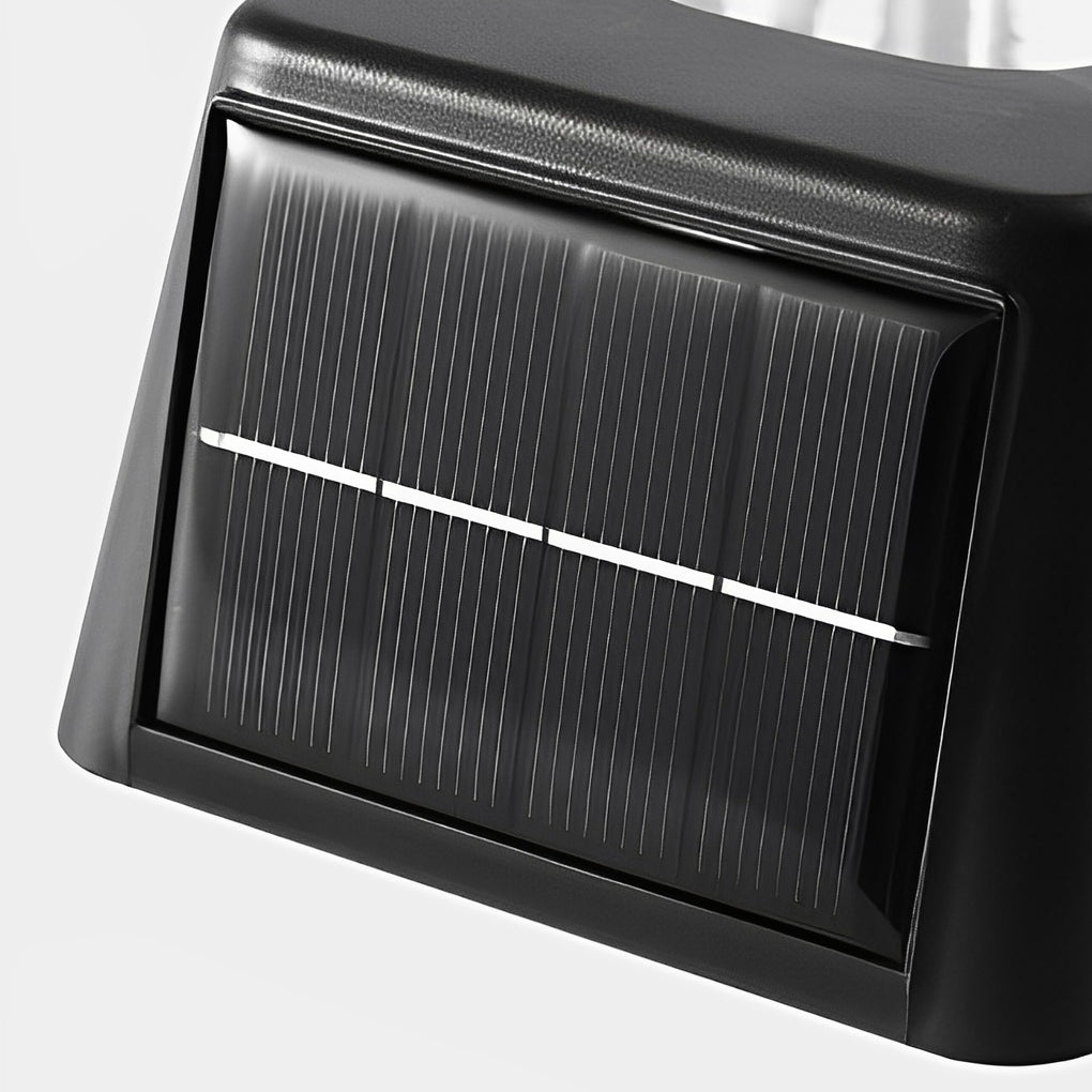 Waterproof Intelligent LED Black Modern Solar Outdoor Wall Lights - Lumpaz