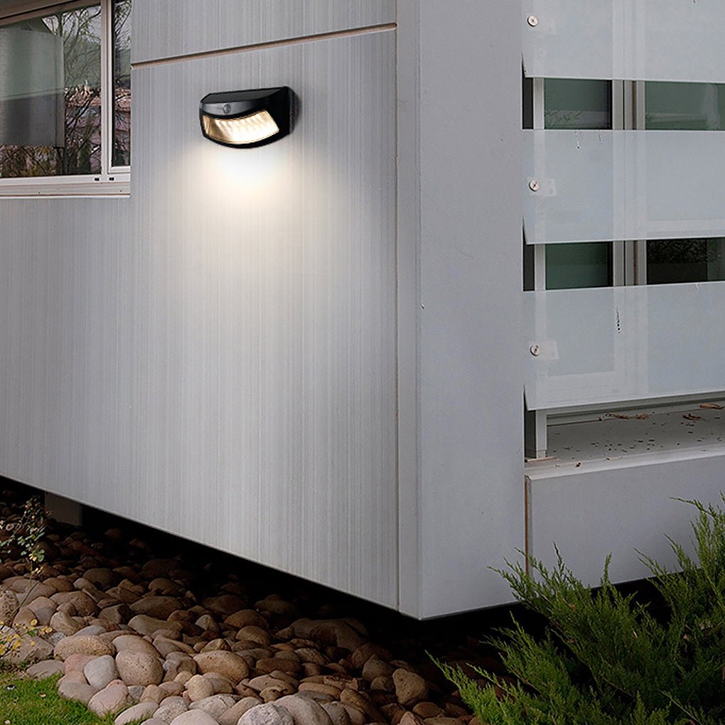 Intelligent Light Control Human Motion Sensor Solar Outdoor LED Wall Light - Lumpaz