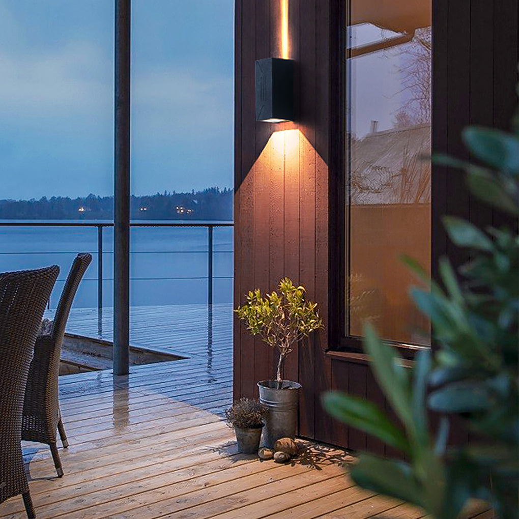 Waterproof Outdoor Up and Down Lights LED Wall Lamp for Villa Balcony Garden - Lumpaz