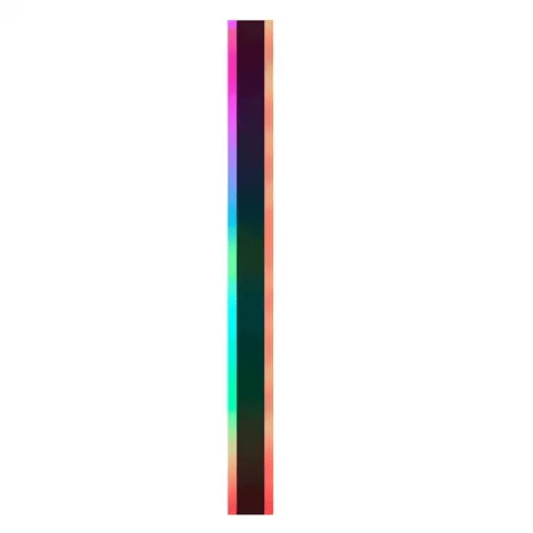Black Long Strip LED RGB Outdoor Waterproof Wall Light - Lumpaz