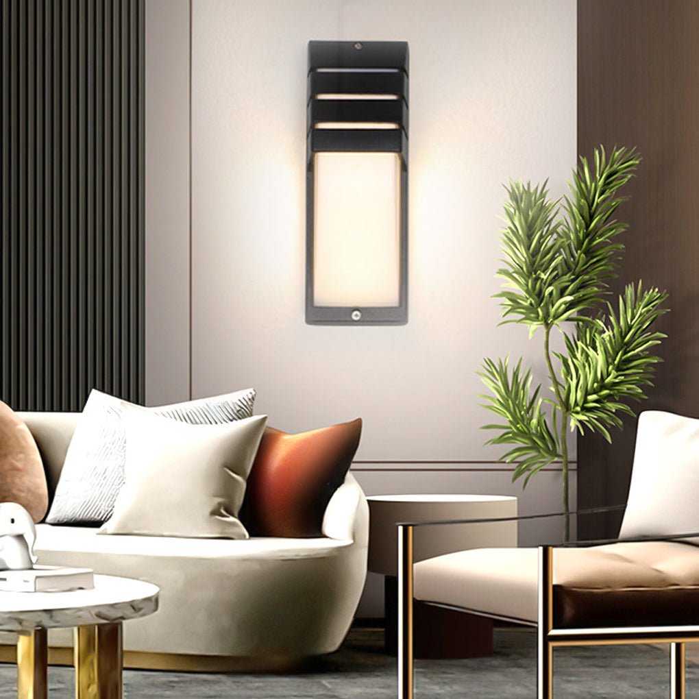 Motion Sensor Waterproof LED Wall Lights for Outdoor Balcony Terrace Aisle - Lumpaz