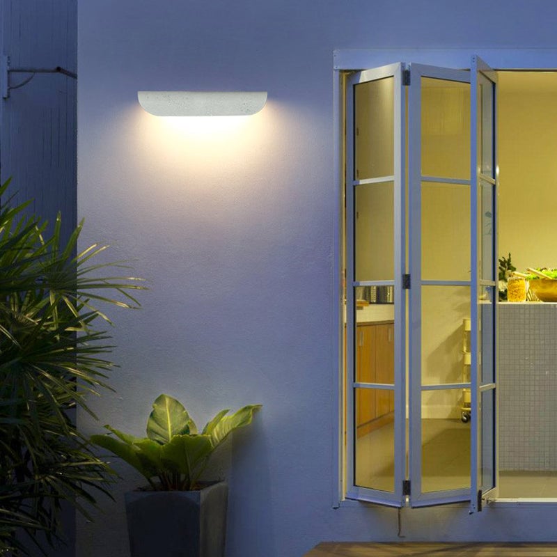 Minimalist LED Waterproof Exterior Wall Light for Garden Balcony Stair Aisle - Lumpaz