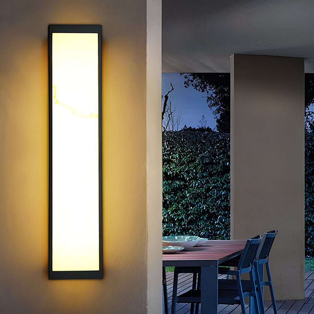 Rectangle Outdoor Wall Lights LED Wall Lamp Wall Sconce Lighting Wall Mounted Lights - Lumpaz