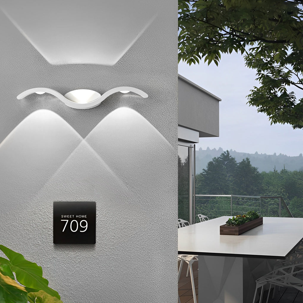 Seagull Creative Waterproof Up Down LED Lighting Outdoor Wall Lights - Lumpaz