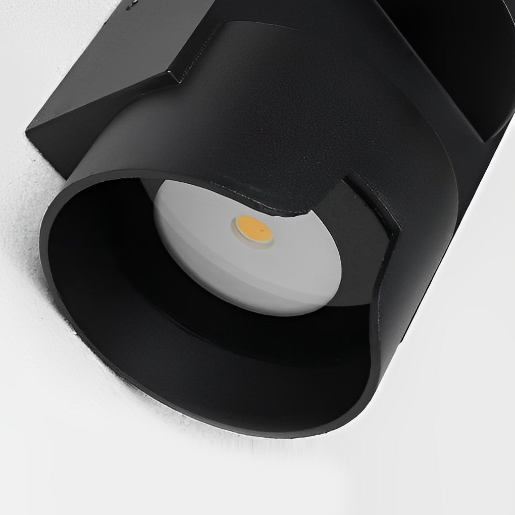 Waterproof Up and Down Light LED Black Modern Wall Washer Light Wall Lamp - Lumpaz