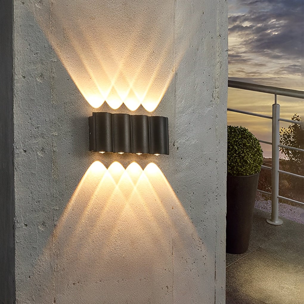 Creative Wave Up and Down Light LED Waterproof Modern Wall Washer Light - Lumpaz