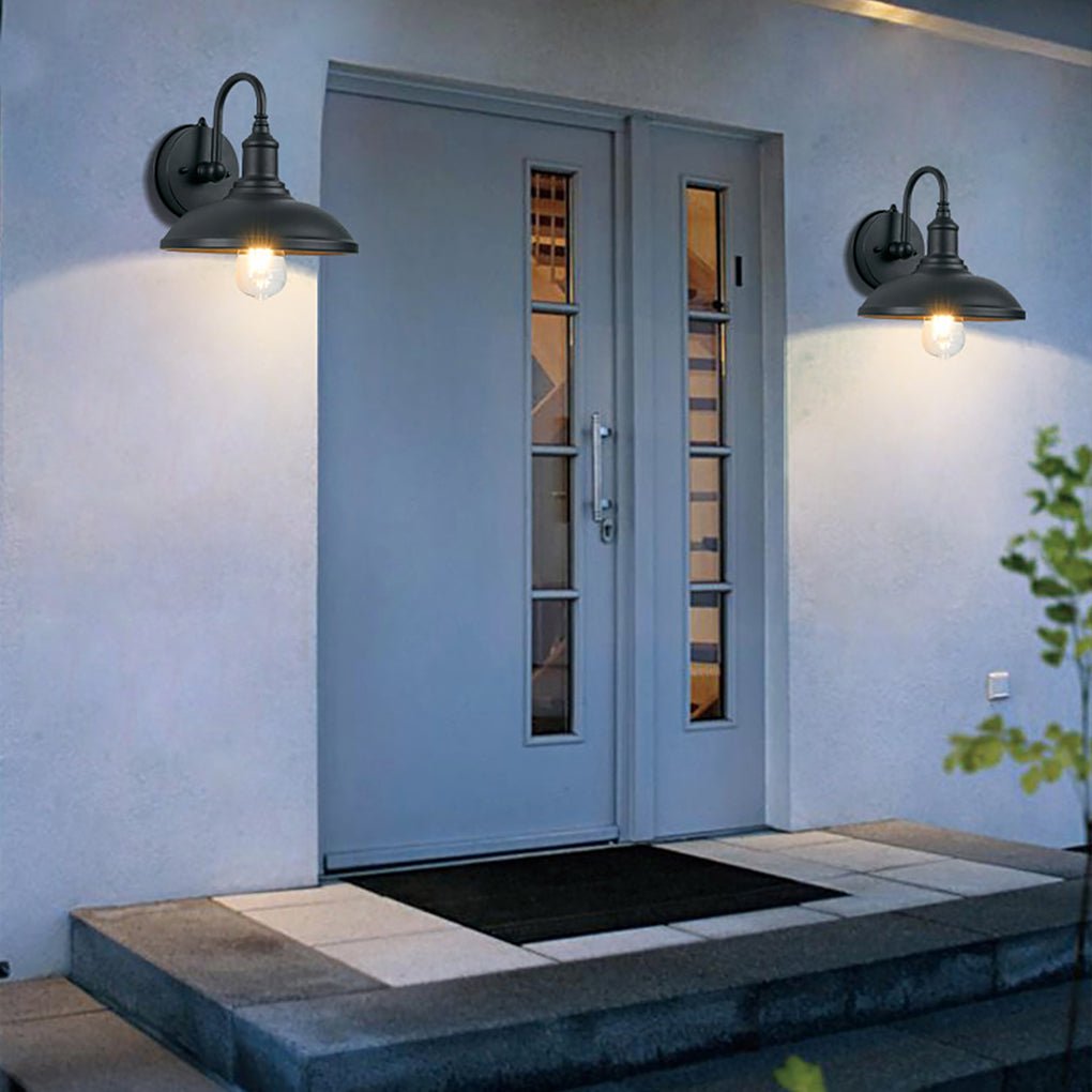Retro Outdoor Waterproof Induction LED Wall Sconces Balcony Stair Garden Light - Lumpaz