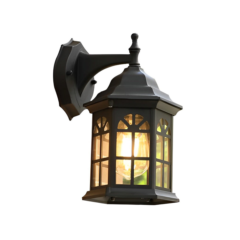 Waterproof Aluminum Alloy Glass LED European Style Outdoor Wall Lights - Lumpaz