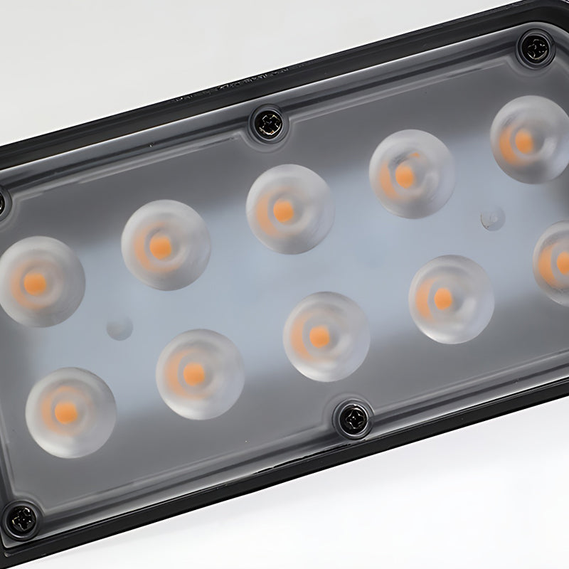 90° Adjustable Intelligent LED Waterproof Black Modern Solar Wall Lights - Lumpaz