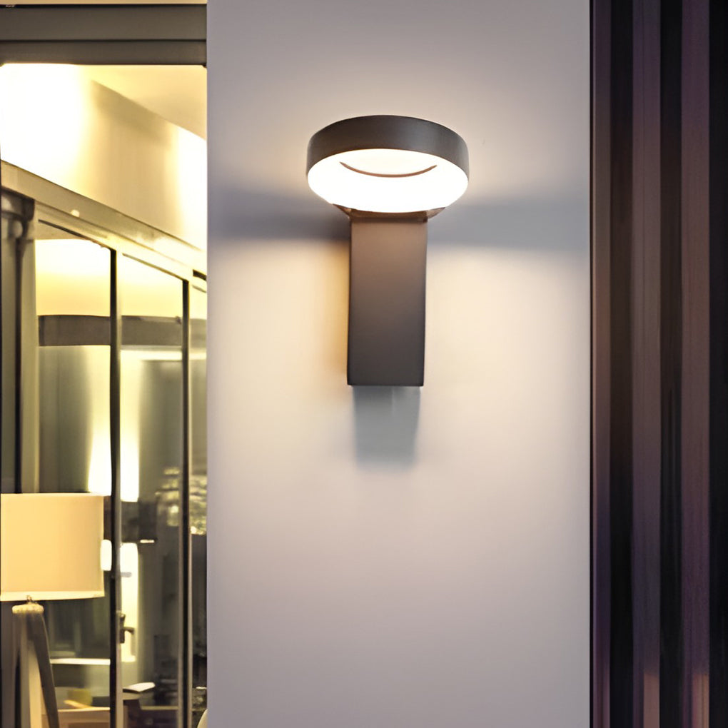 Spoon-shaped Waterproof 18W LED Black Modern Wall Lamp Pathway Lights - Lumpaz