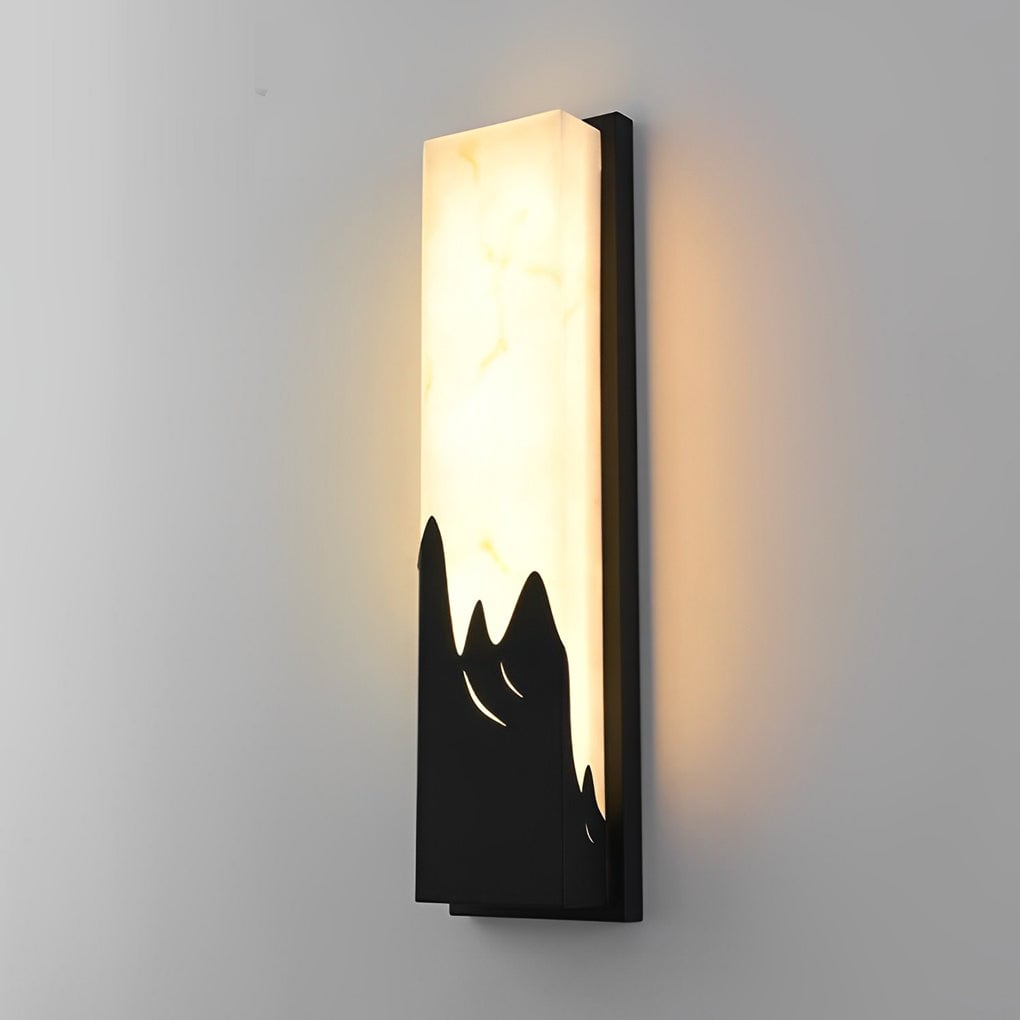 Rectangular Creative Scenery Waterproof LED Black Retro Sconces Lighting - Lumpaz