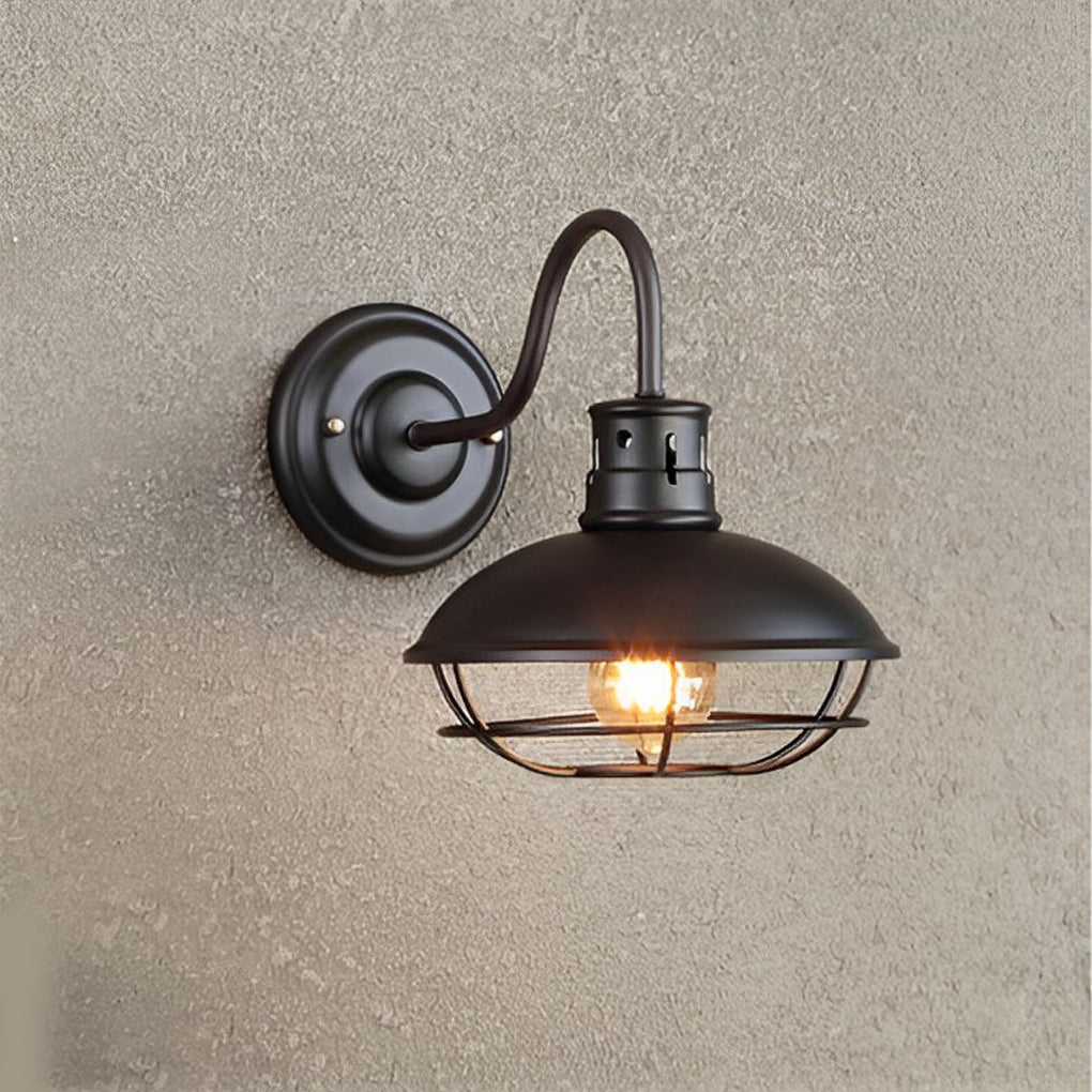 Retro Iron LED Waterproof Industrial Style Outdoor Wall Lights Wall Lamp - Lumpaz