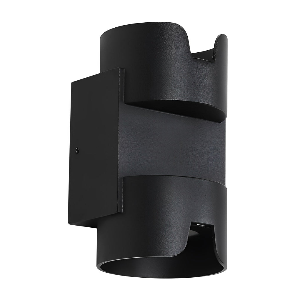Waterproof Up and Down Light LED Black Modern Wall Washer Light Wall Lamp - Lumpaz