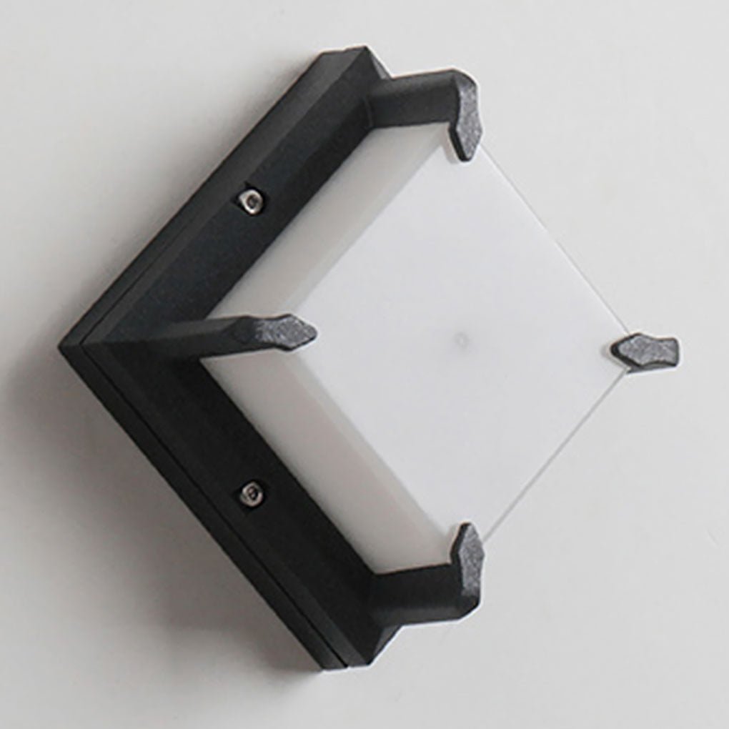 Modern Minimalist Outdoor Waterproof LED Wall Light for Patio Balcony Garden - Lumpaz