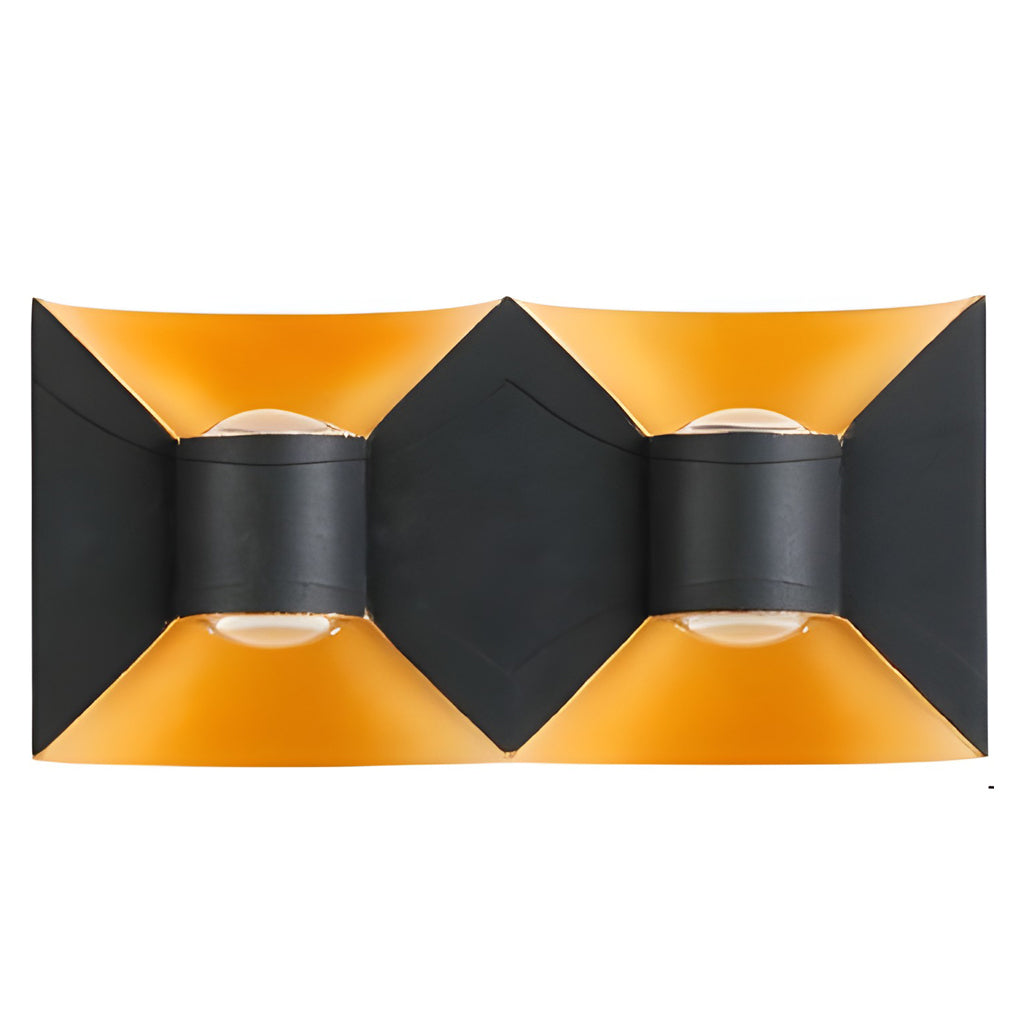 Square Up and Down Lights 6W LED Waterproof Modern Outdoor Sconces - Lumpaz